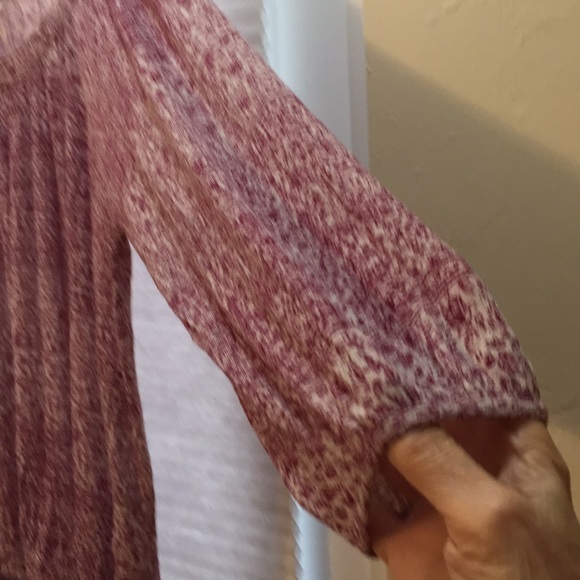 Women’s Large FP Burgundy Boho Top - Picture 3 of 6